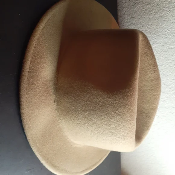 Ecote tan wool hat. Worn once! Urban Outfitters Ecote Camel Brown Wool Felt Fedora Hat  main image 2